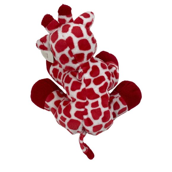 Ty Pluffies Kisser Giraffe Red White 9" Beanie Stuffed Animal 2007 w/Tags - Picture 5 of 12